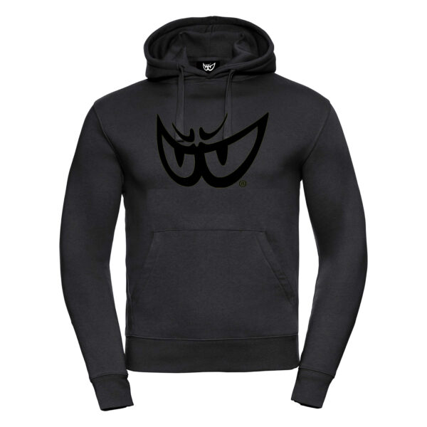 Felpa nera da uomo con cappuccio LOGO Nero