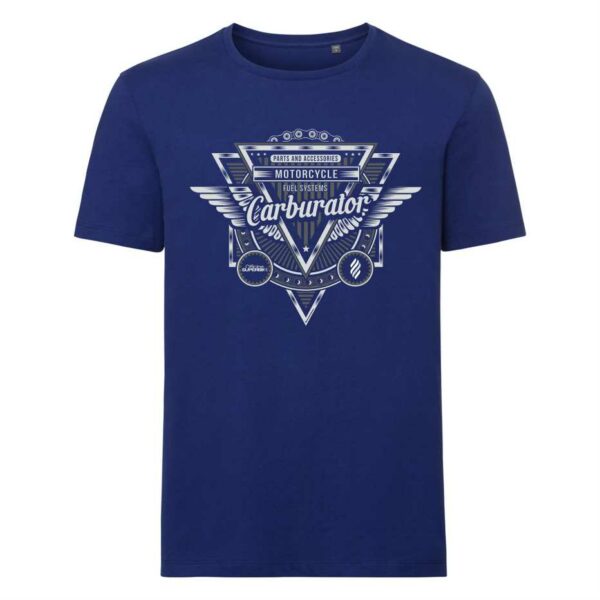 T-shirt Blu da uomo con grafica American/UK Style