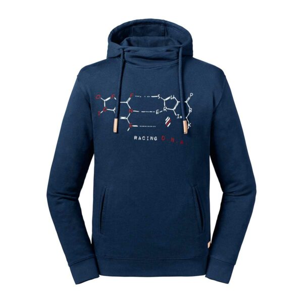 felpa blu donna con cappuccio