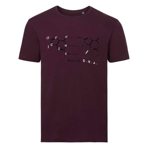 T-shirt bordeaux uomo DNA Style