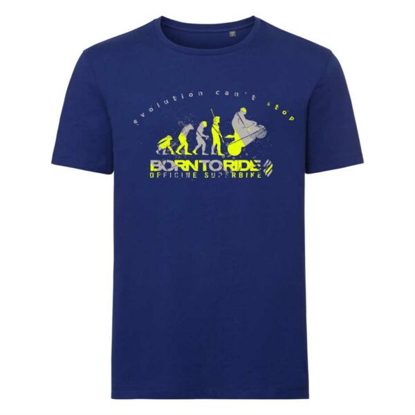 T-shirt blu uomo EVOLUTION Style