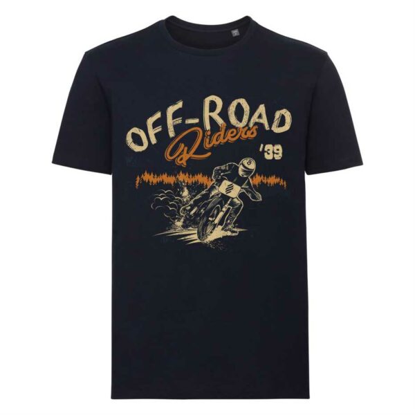 T-shirt Blu Rock Style - Off Road