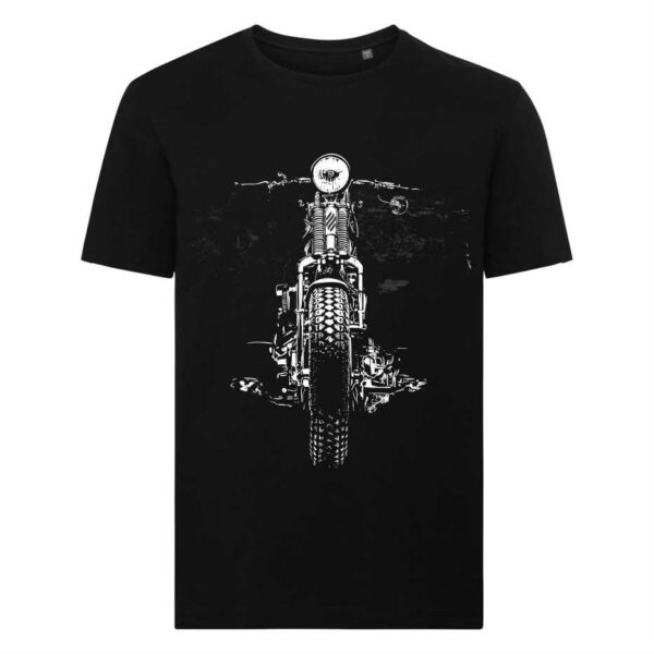 T-shirt Nera in Cotone Uomo Elegance