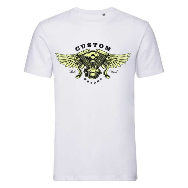T-shirt Bianca Rock Style Custom